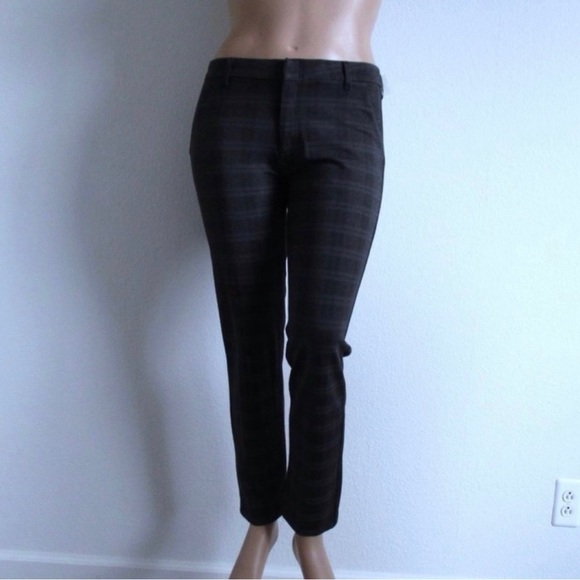 KUT from the KLOTH Jeans Nina Straight Leg Ponte Plaid Trouser Pants Size 10 NWT - Picture 3 of 3